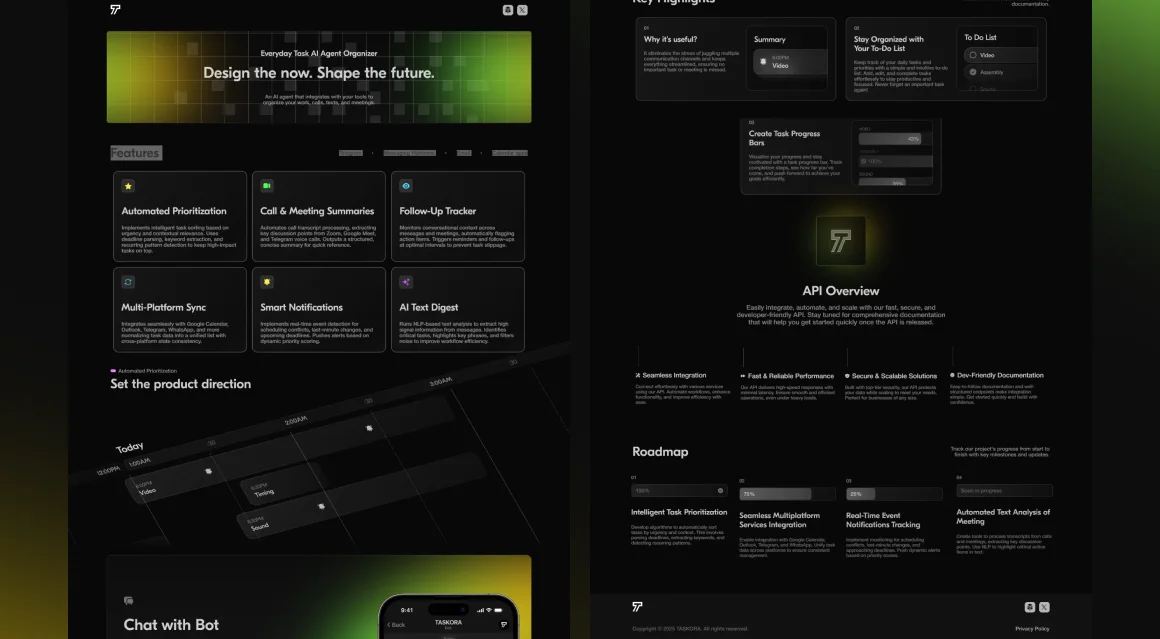 Project preview TASKORA