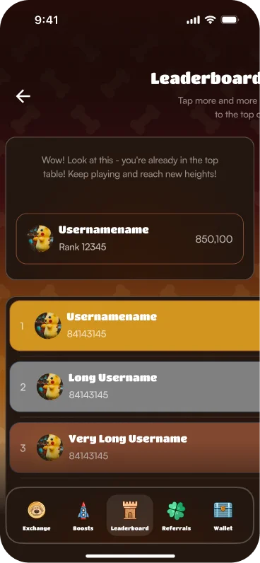 Ben the Dog Leaderboard