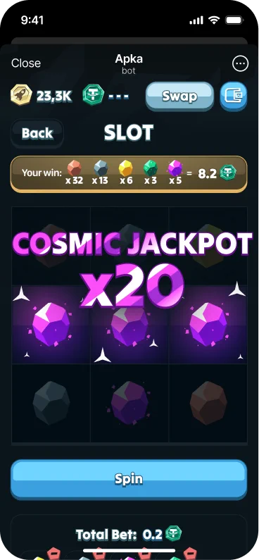 Cosmic Jackpot slot in COSMO