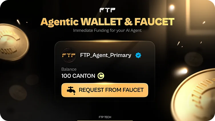 Промо-баннер FTP Agentic Wallet and Faucet
