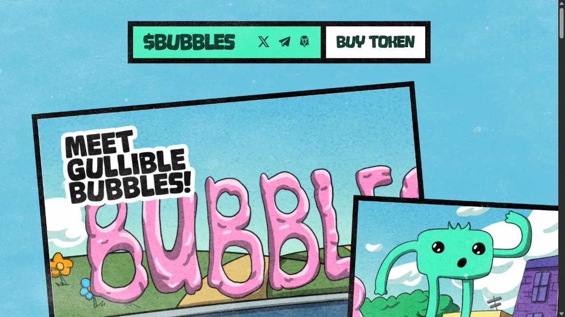 Project preview $GIB / BUBBLES
