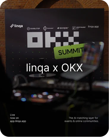 Linqa and OKX Summit partnership announcement