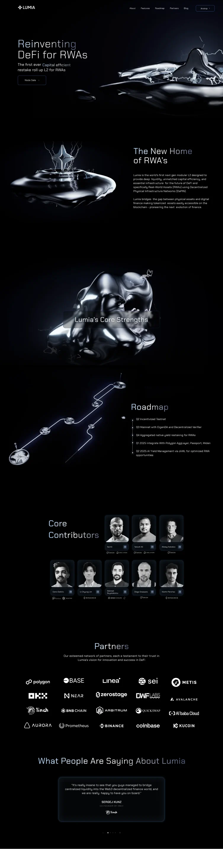 Full Lumia Ecosystem Website Page