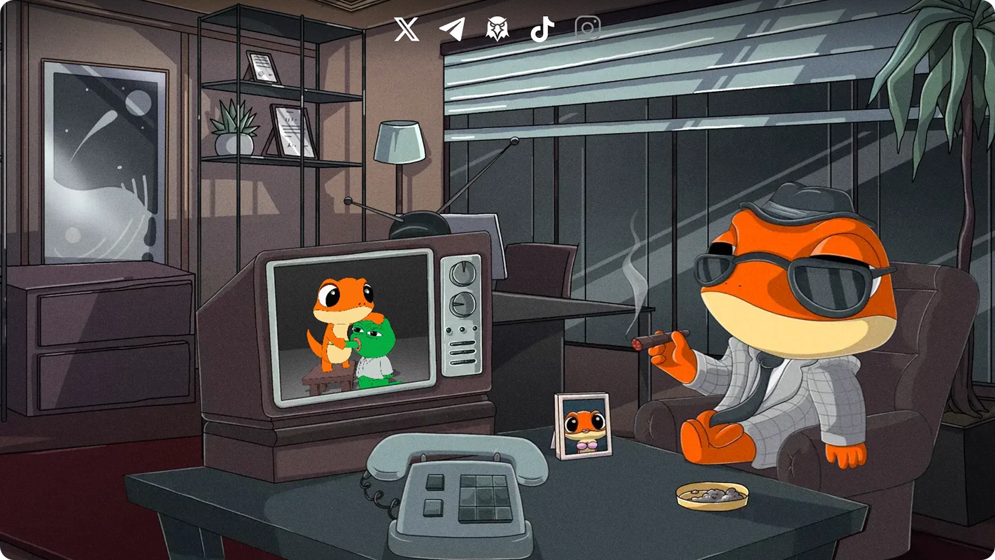 $PATCHY in an interactive room with a TV and phone