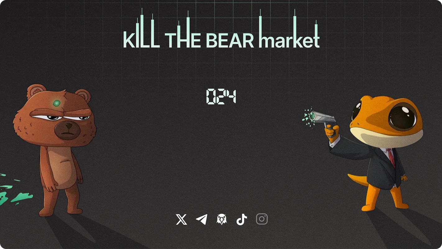 $PATCHY shoots a bear in the browser game Kill the Bear Market