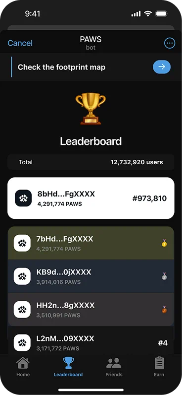 PAWS Global Leaderboard