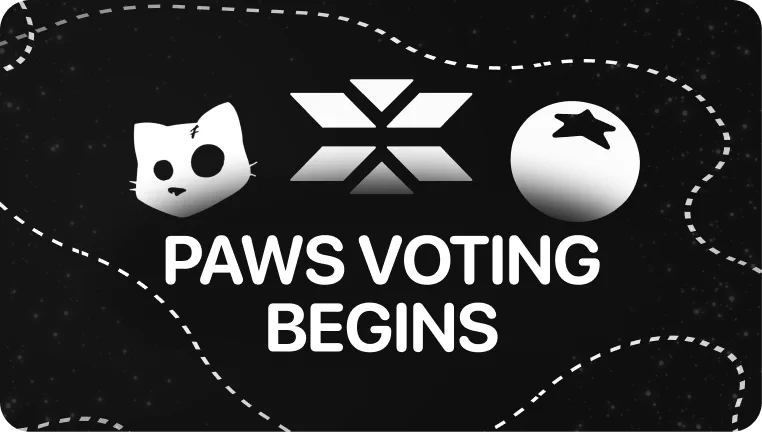 Announcement of the start of PAWS voting