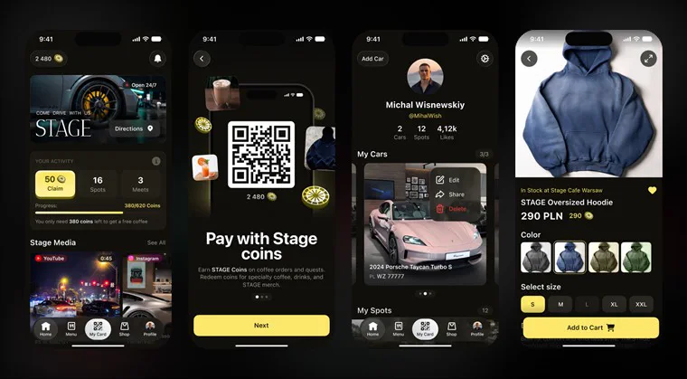 Project preview STAGE App