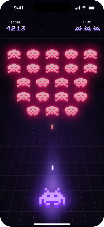 Arcade Game Round Swarm