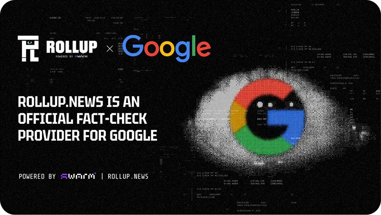 Rollup.News and Google partnership announcement